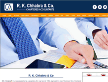 Tablet Screenshot of carajkchhabra.com